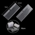 thumbnail image 2 of 36 Pack Premium Clear PVC Label Holders, Plastic Price Tag Holders, Label Holders, Rack Label Holders, 2 of 5