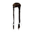 thumbnail image 3 of AuroraX Goose Clothes for Porch Goose Goose Outfit for Cement Goose 19 inch 17 inch with Wig Funny Hairpiece Outdoor Yard Porch Goose Accessories Brown, 3 of 6