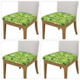 thumbnail image 2 of Easygdp St. Patrick's day1 Square Chair Cushion Cover Stretch Chair Seat Covers Removable Washable for Hotel, Bedroom, Office-Four Pieces, 2 of 7