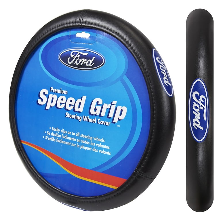 Elite Speed Grip Steering Wheel Cover, Black photo 1