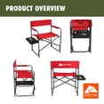 thumbnail image 5 of Ozark Trail Director Chair with Side Table, Red, 5 of 13