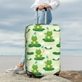 thumbnail image 5 of Cauagu Cute Frog1 Print Travel Luggage Cover,Travel Dust-proof Suitcase Cover Softside Suitcase Protector for 18-32inch,Not Included Suitcase, 5 of 8