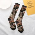 thumbnail image 6 of Bingfone Compression Socks for Women and Men Long Socks for Running Athletic Cycling Nurse-Paisley6, 6 of 8