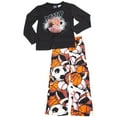 thumbnail image 3 of Funk Kidz Little Boys Long Sleeve Pajamas Child Male Lounge Sleep Sets Black 4-5, 3 of 3