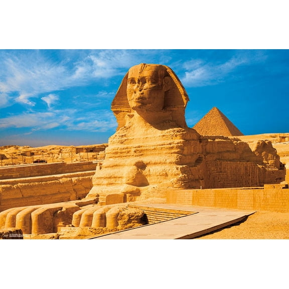 The Great Sphinx Of Giza Wall Poster, 22.375" x 34"