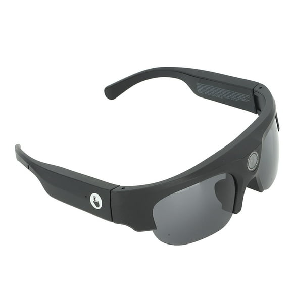 Sunshine WiFi Camera Glasses, Quad Core Processor 83% Light Transmittance Multifunctional Glasses Type C HD Camera DC5V for Work