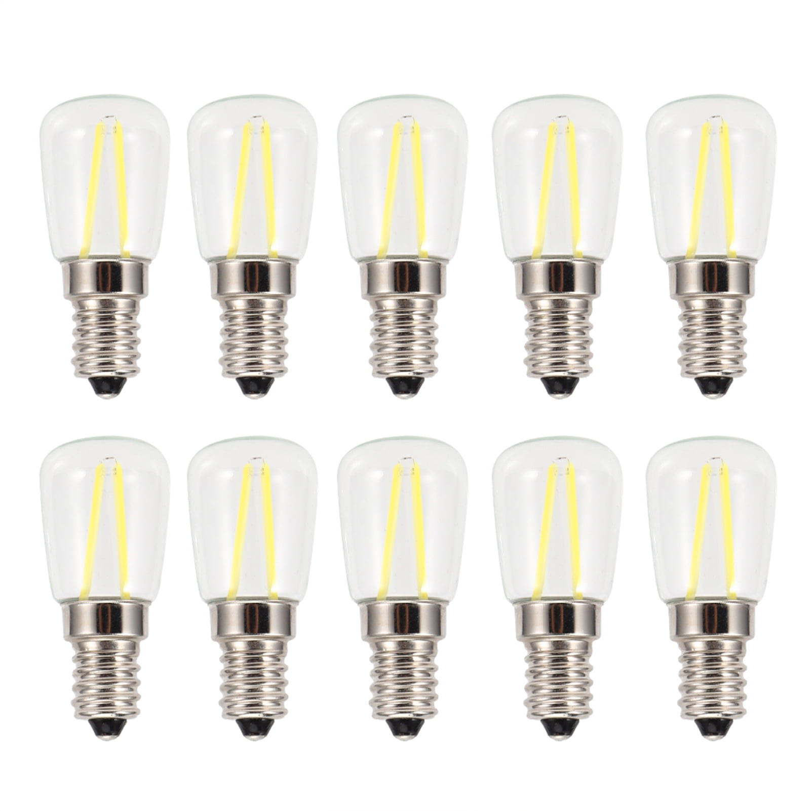 Ampoule, 10 Pcs E14 Filament Long Ampoule à Haute Luminosité Ingénierie de Précision