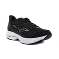 thumbnail image 2 of Mizuno Chaussures de Course Wave Rider 28 pour Femmes Noir/harbor Mist 411459.90HM<span> - </span>9 (Grand) (Femmes), 2 of 4