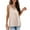 Beige, variant on Maean Satin Camisole for Women Loose Spaghetti Strap V Neck Dressy Tank Tops Sleeveless Summer Tee Shirt
