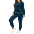thumbnail image 4 of Ladies 2 Piece Tracksuits with Zipper Hoodie Sweatshirt and Sweatpants, 4 of 6