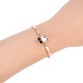 thumbnail image 2 of Joyería de la pulsera de cadena ajustable del patrón del búho de la personalidad del diamante artificial de la aleación de las mujeres, 2 of 5