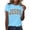 Sky Blue, variant on Jesus The Way The Truth The Life Graphic Tees for Women 2026 Summer Casual Short Sleeve Crewneck Christian T Shirts