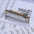 thumbnail image 3 of Suzuki 1072-C Folkmaster Standard 10-Hole Diatonic Harmonica Key of C 20 Tone for Beginner Student, 3 of 5
