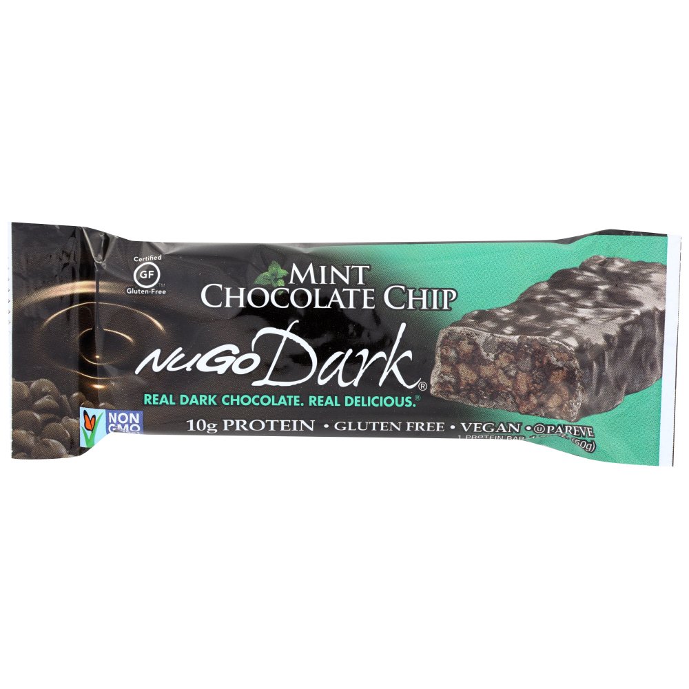 Nugo Nutrition Bar Dark Mint Chocolate Chip, 1.76 Oz