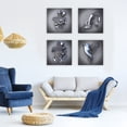 thumbnail image 4 of Figura decorativa de metal con forma de corazón en 3D, arte moderno, lienzo, pintura para colgar en la pared, sin marco, decoración de habitación, 4 of 9