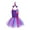 Purple, variant on MSemis Kids Girls Rainbow Cartoon Tutu Dress Princess Costume