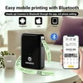 thumbnail image 3 of Label Maker Machine with Tape, X1 Portable Bluetooth Mini Label Printer, Continuous Waterproof Label, Wireless Thermal Small Label Makers with Multiple Templates for School Office Home, 3 of 7