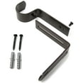 thumbnail image 2 of Urbanest Long Adjustable Solid Zinc Curtain Rod Bracket Wall Holder, Fits to 1",  1-1/8", and 1-1/4" Rod, 2 Pieces, Oil-rubbed Bronze, 2 of 6