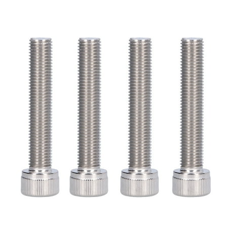 

4Pcs Hex Bolt Socket Cap Screw A2 Stainless Steel 1.25mm Fine Pitch Fastener HardwareM10x55
