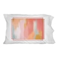 thumbnail image 1 of Pink Sky Watercolor Novelty Bedding Pillowcase, 1 of 4