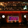 thumbnail image 5 of Deko LED de neón, letrero luminoso de BAR (rojo blanco), letrero LED de barra de luz de neón de 42 × 22 × 2 cm con enchufe USB para bar, sin cadenas de envío, bar de casa, club, pub, tienda por, 5 of 5