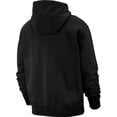 thumbnail image 2 of Nike Men's Sportswear Club Fleece Full Zip Hoodie, Fleece Zip-Up Hoodie Men, Black/Black/White, XL, 2 of 13