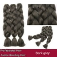 thumbnail image 2 of Ombre Jumbo Braiding Hair Extensions High Temperature Synthetic Twist Hair Multiple Colored Hair, 2 of 5