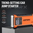 thumbnail image 3 of Arrancador de Batería AsperX AX4500 4500A 12V con Pantalla LCD de 4", 3 of 7