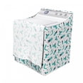 thumbnail image 3 of Insects Washer Cover, Continuous Nature Pattern with Caterpillar and Beetle Doodles, Suitable for Dryer and Washing Machine, 29" x 28" x 40", Seafoam Night Blue, by Ambesonne, 3 of 3