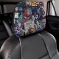 thumbnail image 4 of Harley Quinn Pattern Car Headrest Cover 2 Pcs Vehicles Seat Pillow Cover Protector Accessories Decor Auto Front/Rear Seats Head Rest Cover 2 Pcs Universal Fit Most Cars Sedan SUV Van, 4 of 7