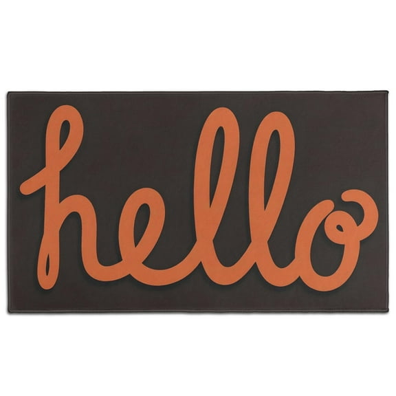 Happy Halloween Front Door Mat Anti Slip Pumpkin Spooky Doormat Plain Outdoor Inside Floor Rugs Crystal Velvet 30x17 Inches