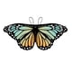 thumbnail image 2 of Mariposa colgante para la espalda, globos decorativos, juguete para niños, capa de mariposa, bandera de jardín decorativa, 2 of 5