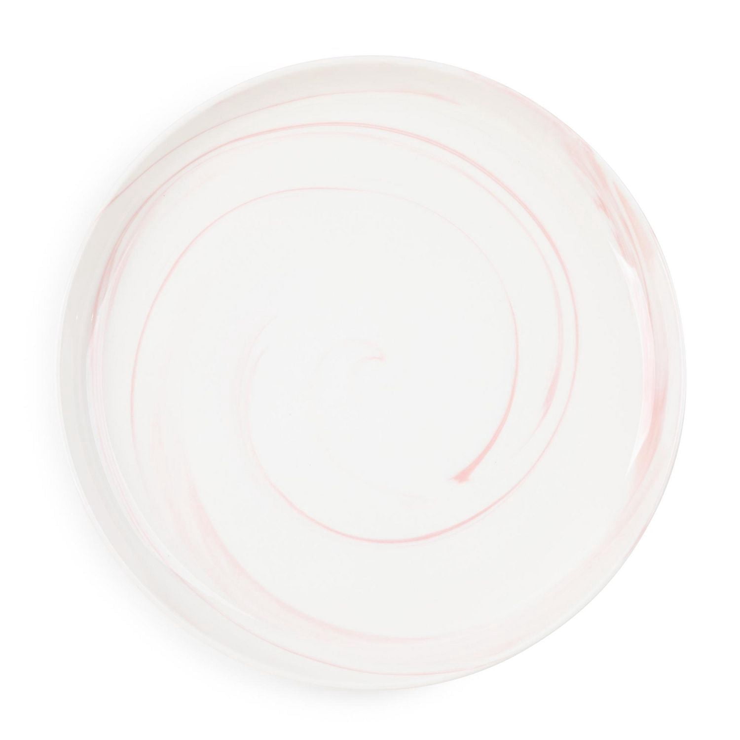Thyme & Table Dinnerware Pink Marble Stoneware, 12 Piece Set