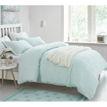 Byb Duvet Cover Hint Of Mint Supersoft Bedding Walmart Com