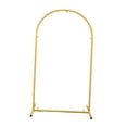 thumbnail image 3 of Arco de boda de metal con estructura para globos, soporte de hierro decorativo, estructura de fondo resistente, adecuada para ceremonias, despedidas d 120cm x 220cm, 3 of 9