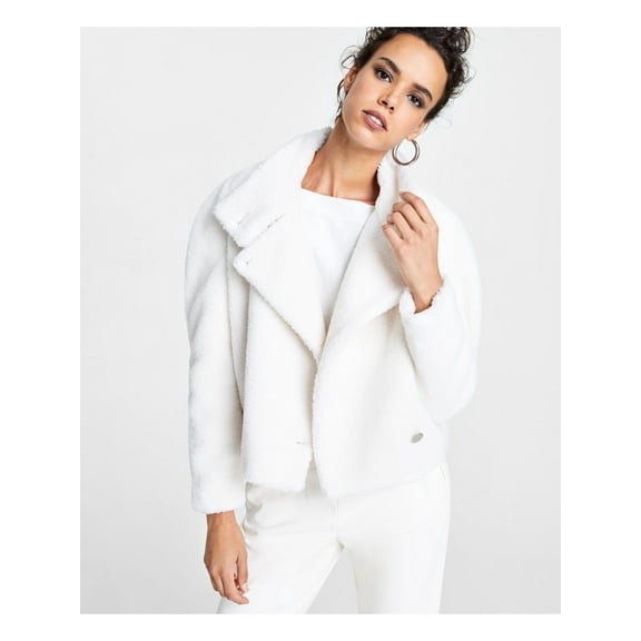 INC Womens White Jacket XL