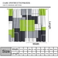 thumbnail image 6 of Dark Blue Striped Kitchen Curtains, Modern Beige Geometric Country 3-Piece Kitchen Curtain Valance and Tiers Set 36 Inch Length, Rod Pocket Half Window Curtains for Cafe Living Room Bathroom, 6 of 6