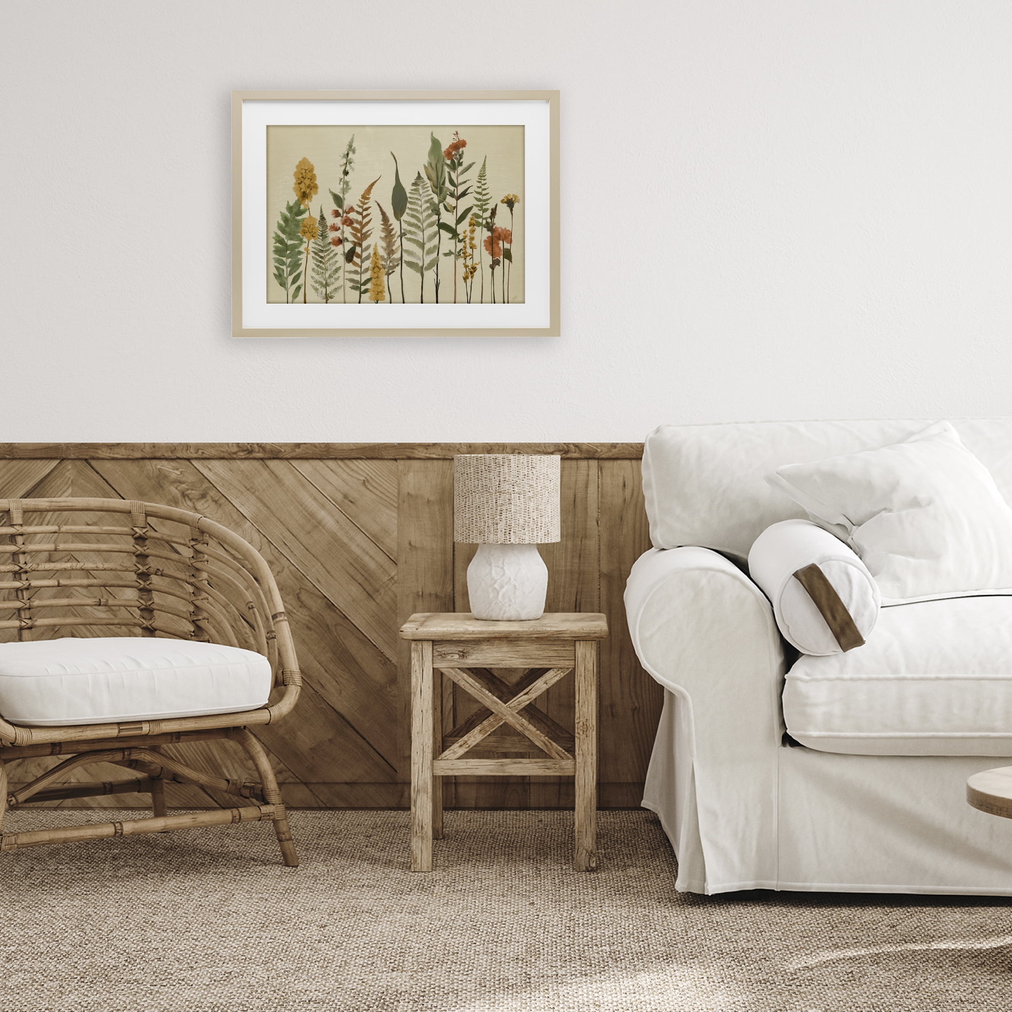 Stupell Industries Fall Toned Botanics Birch Framed Print Under Glass, design by Elizabeth Medley