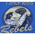 thumbnail image 2 of Star Wars Han Solo And Leia I Only Kiss Rebels Juniors T-Shirt, 2 of 5