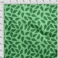 thumbnail image 4 of oneOone Cotton Silk Light Mint Green Fabric Leaves Sewing Craft Projects Fabric Prints By Yard 42 Inch Wide, 4 of 6