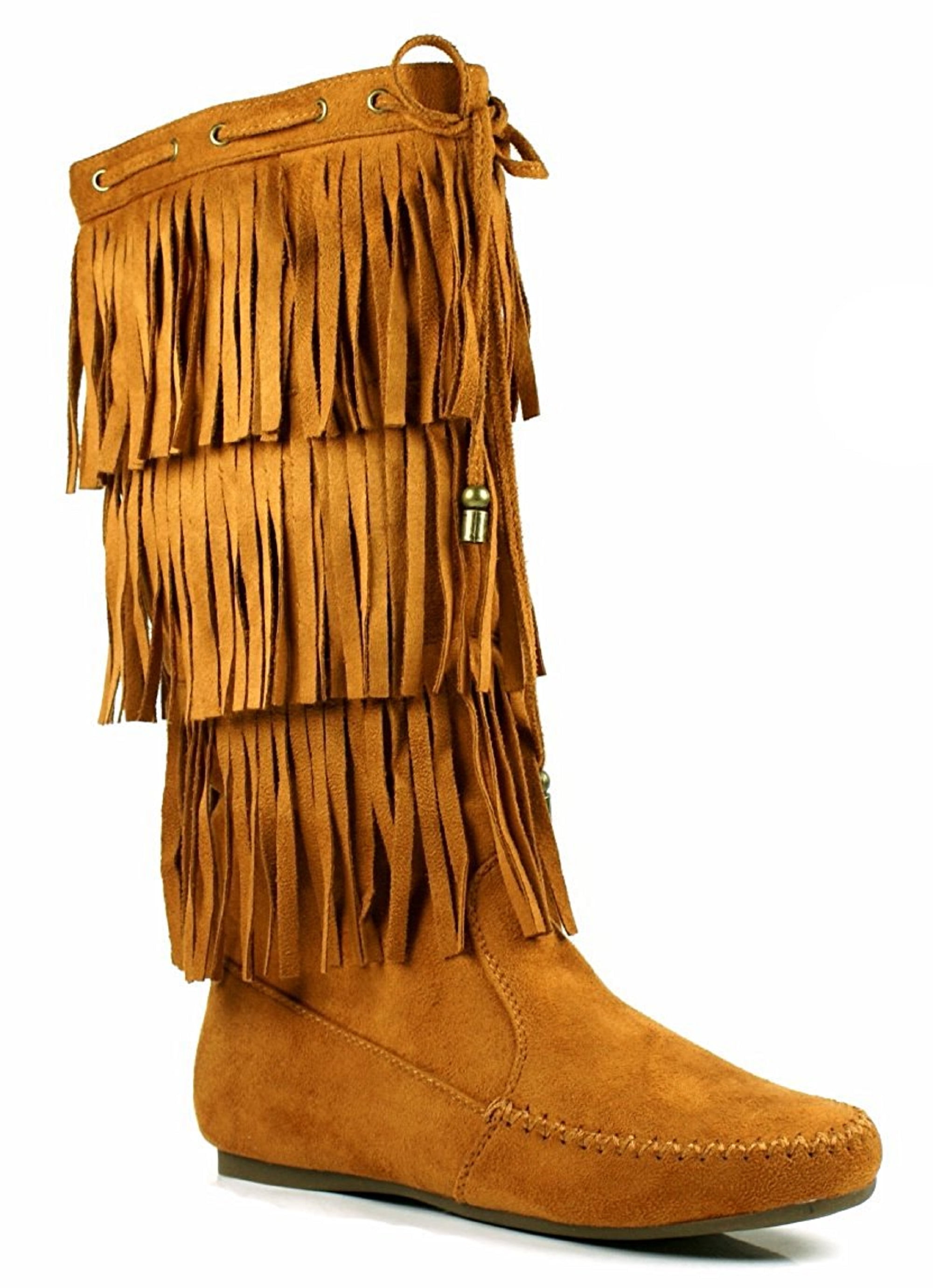 shoes with fringe tassels