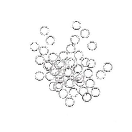 Silver Jump Rings - UnCommon Artistry 4mm Open Jump Rings Silver Plated (100)