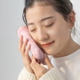 thumbnail image 4 of Miangastore 1 Set Warm Water Bottle Silicone Pink for Winter Use Hand Warmer, 4 of 9