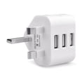 thumbnail image 2 of Adaptador Cargador Pared Corriente USB Enchufe Británico 3 Pines para Tableta (3USB), 2 of 6
