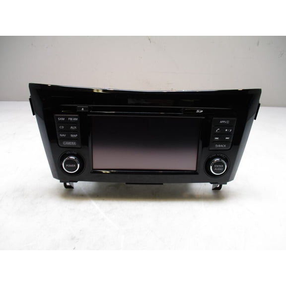 Pre-Owned 2018 Nissan Rogue Radio Receiver CD Player Navigation Display Screen OEM - Verify Specific Vehicle Fitment In Description - (Good)