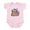 Petal Pink, variant on - Noahs Ark Infant Bodysuit - Baby Light Bodysuit, Size Newborn - 24 Months