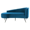 thumbnail image 2 of SAFAVIEH Evangeline Parisian Settee Navy / Black, 2 of 7