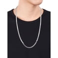 thumbnail image 7 of Sterling Silver Double Fancy Curb Link Necklace, 7 of 7