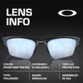 thumbnail image 4 of Oakley OO9154 Half Jacket 2.0 XL Irregular Shaped Polarized Sunglasses for Men - Includes Official Eyewear Kit - Matte Black Frame with Prizm Deep Water Lens, 4 of 7