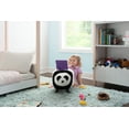 thumbnail image 2 of Polly the Panda Bear Children's Stool, Black and White Faux Fur, 2 of 8